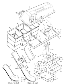 Part Location Diagram of F-96949 Briggs and Stratton Book, Instruction (English)